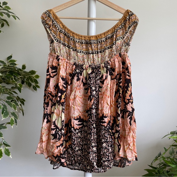 NEW Free People Bali Mariposa Slip Dress In Black Combo - Picture 13 of 15